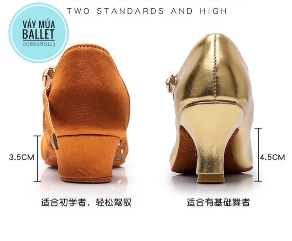giày khiêu vũ quai đan