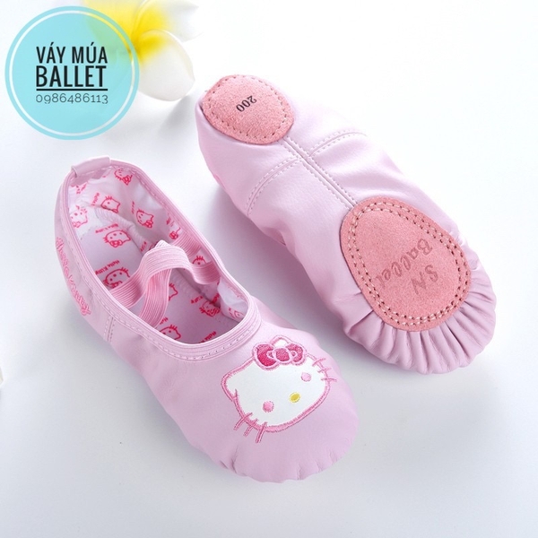 Giày múa Hello Kitty da PU