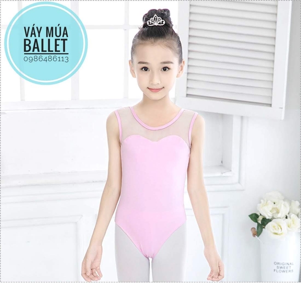 Set áo váy múa cutout lưng buộc nơ (2 màu)