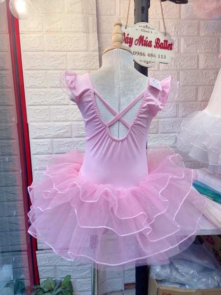 Váy múa kimsa bướm tiên hồng