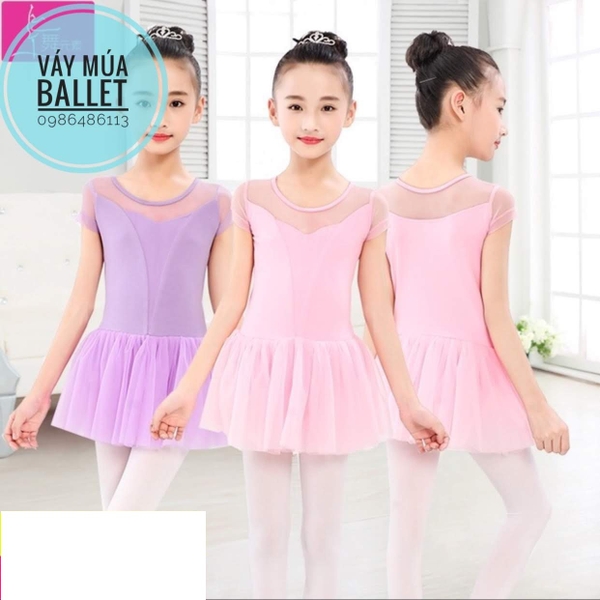 Váy múa tay voan lụa siêu mềm