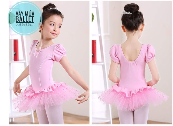 Váy múa bèo xoè new tay bồng