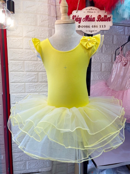 Váy múa tiên hoa nơ lưng