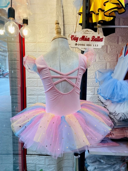 Váy múa tiên sao cầu vồng