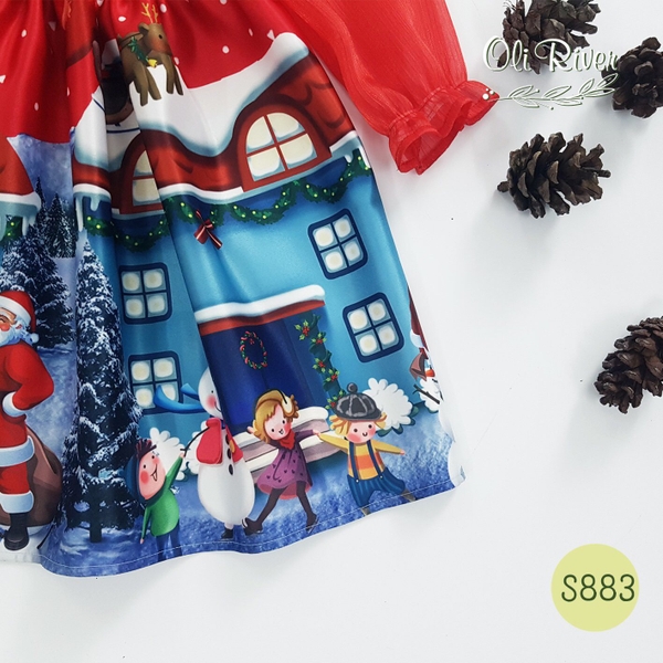 Váy Tafta Ông già Noel