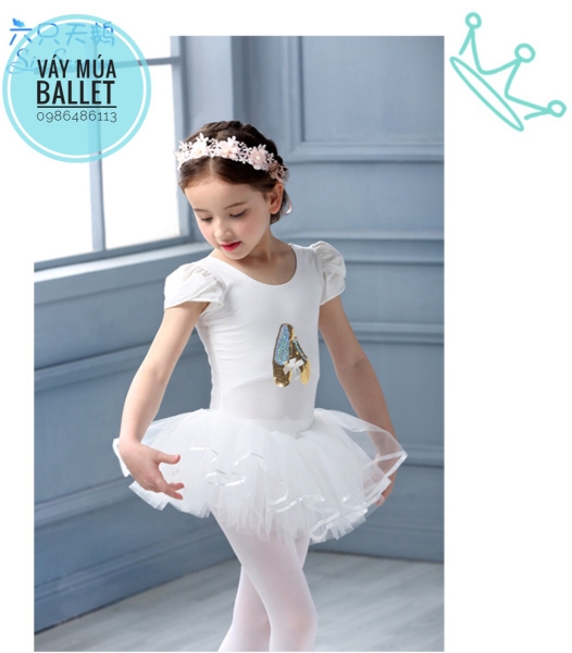 Váy múa kimsa giày Barbie