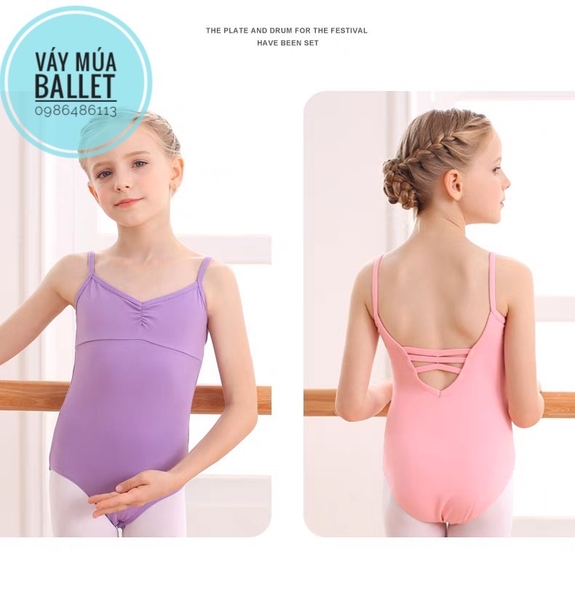 Áo tập múa dây đan đáp ngực