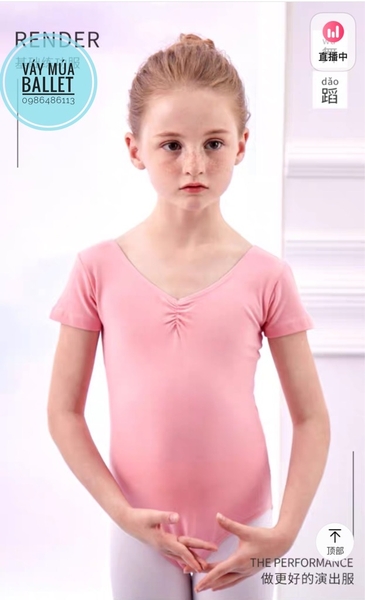 Áo tập múa basic tay ngắn (nhiều màu)