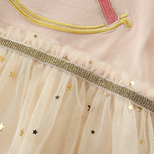 Váy kimsa ngựa phối voan sao lấp lánh