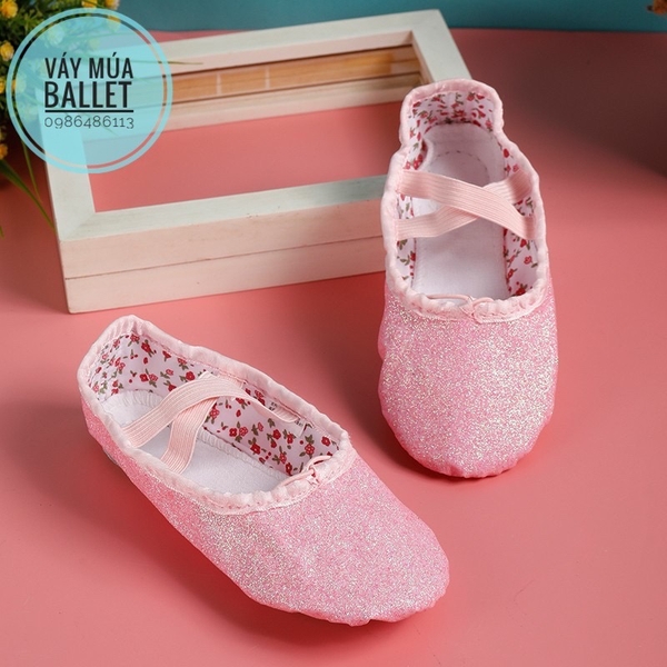 Giày vải múa nhũ