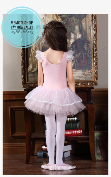 Váy múa phối ren tà vạt