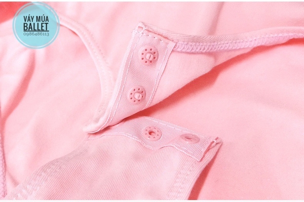 Set áo váy múa basic tay ngắn (hồng, tím, xanh)