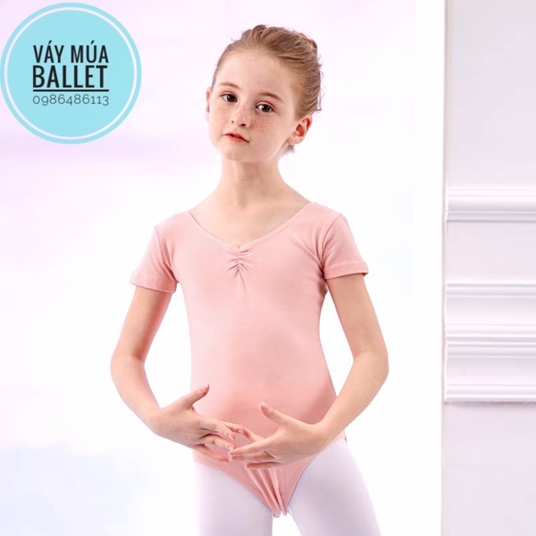 Áo tập múa basic tay ngắn (nhiều màu)