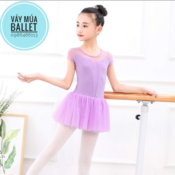 Váy múa tay voan lụa siêu mềm