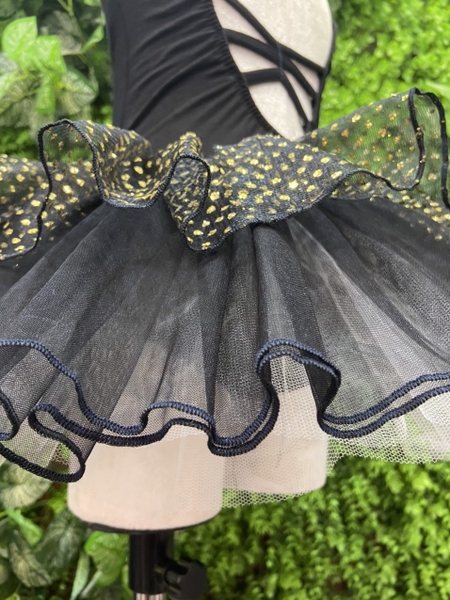 Váy múa 2 dây kép đan lưng nhiều màu