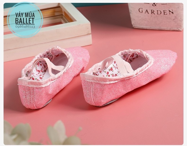 Giày vải múa nhũ