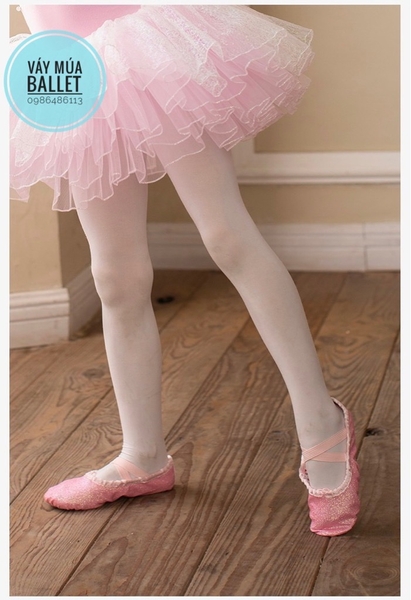 Giày vải múa nhũ