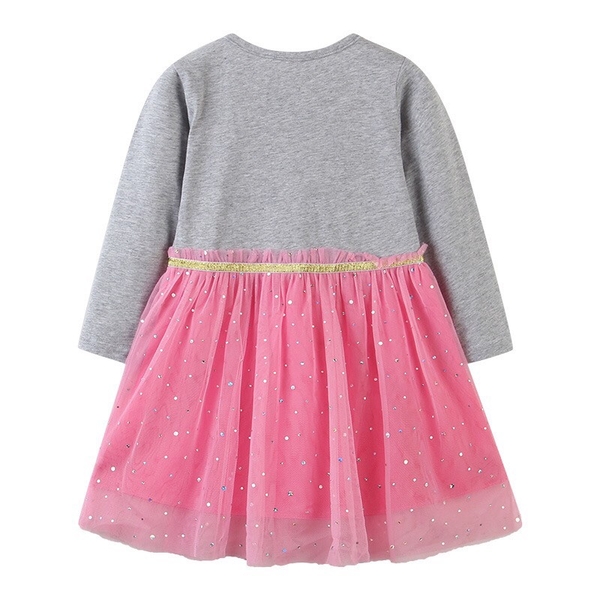 Váy kimsa ngựa phối voan sao lấp lánh