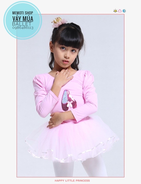 Váy múa kimsa giày dài Barbie