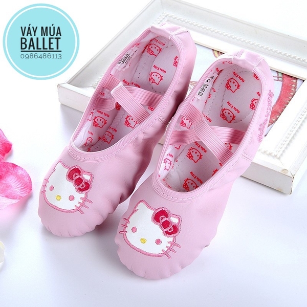 Giày múa Hello Kitty da PU