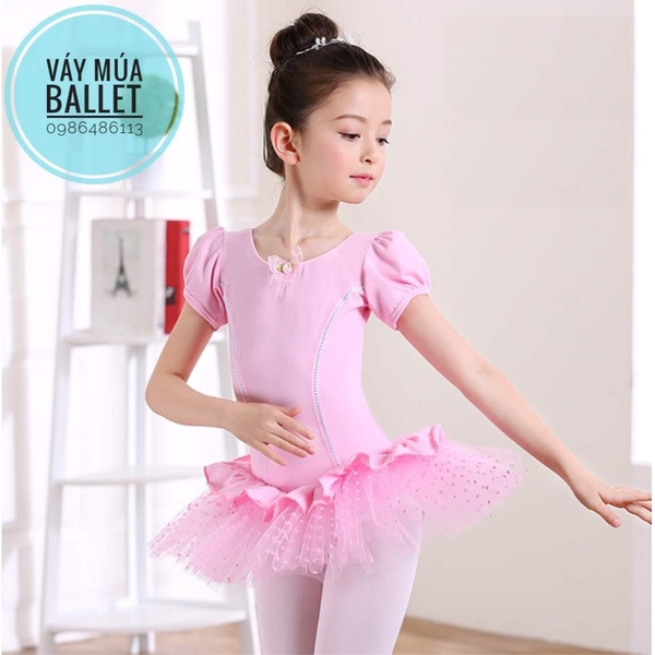 Váy múa bèo xoè new tay bồng