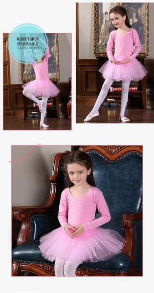 Váy múa ballet dài tay