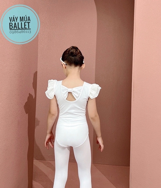 Set áo váy múa tiên nơ sao (tím, hồng, trắng)