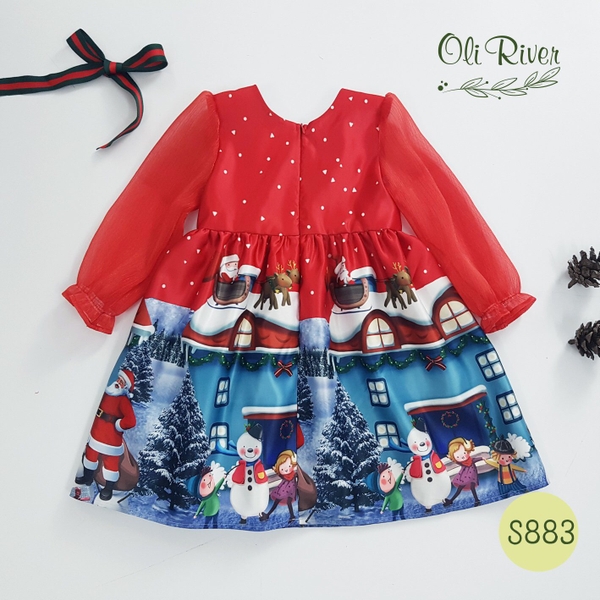 Váy Tafta Ông già Noel