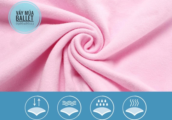 Váy múa 2 dây nơ lưng voan mềm