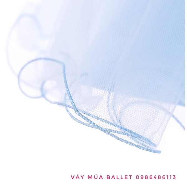 Váy công chúa hoa ngực 3D màu vàng, hồng, xanh