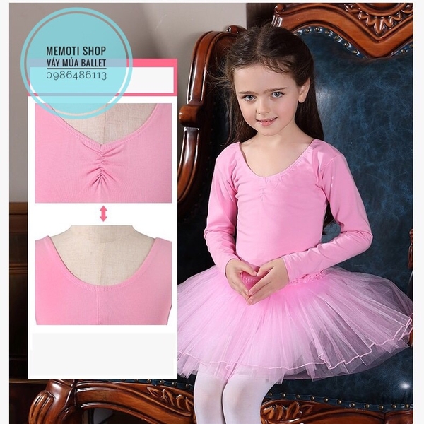Váy múa ballet dài tay