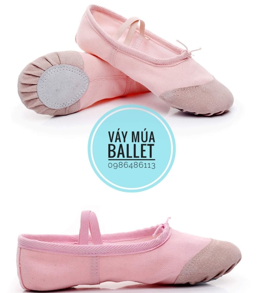 Giày vải múa (trắng, đen, đỏ, hồng)
