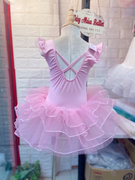 Váy múa kimsa bướm tiên hồng