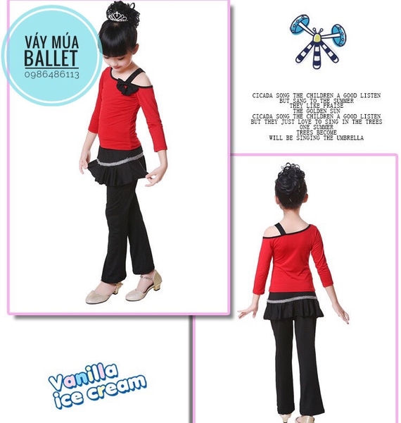 Bộ dance lệch vai tay lỡ dài