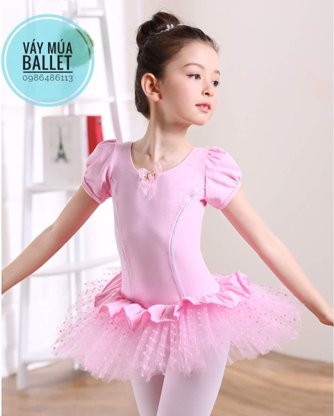 Váy múa bèo xoè new tay bồng