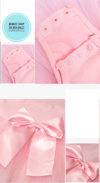 Váy múa đính đá dress dài tay