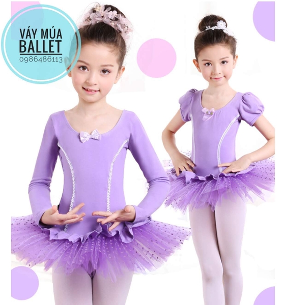 Váy múa bèo xoè new tay bồng