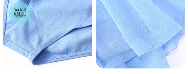 Váy tập múa 2 dây đan lưng (hồng, tím, xanh, đen)