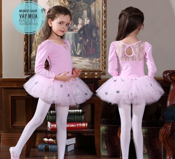 Váy múa ren sao dài tay