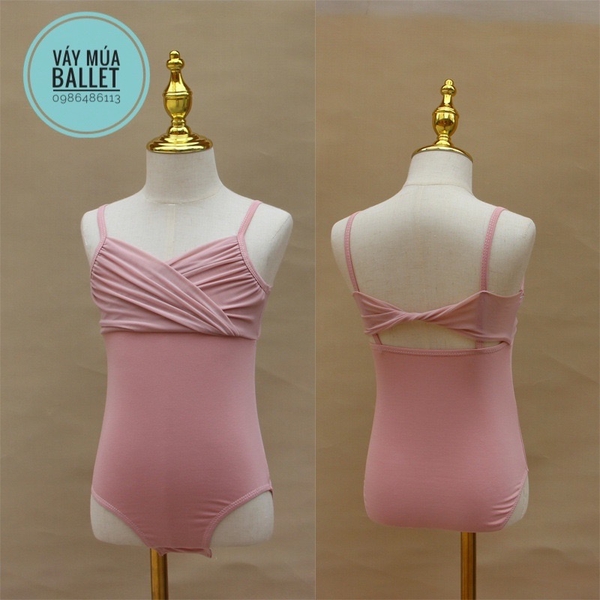 Set áo váy múa dây đáp chéo ngực