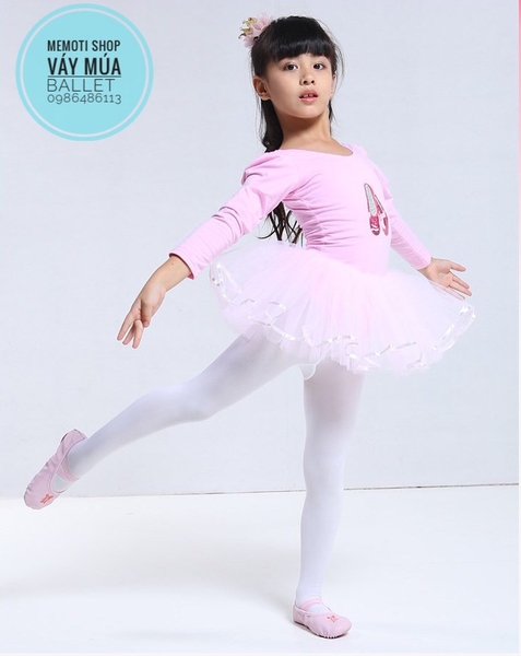 Váy múa kimsa giày dài Barbie