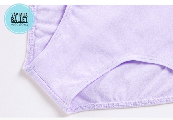Váy tập múa ba lỗ phối voan dài thân (tím, xanh, hồng, đen)