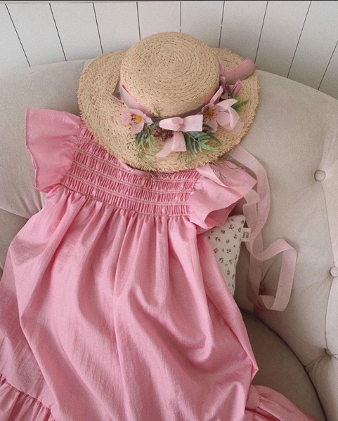 Váy smock cánh tiên xòe bồng