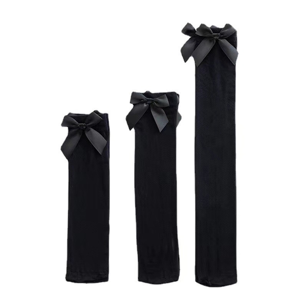 Tất đùi nơ đen