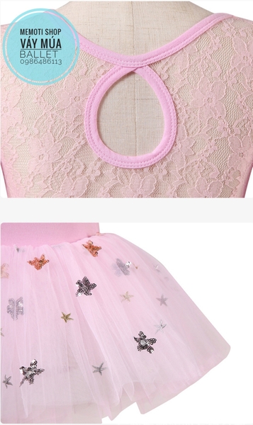 Váy múa ren sao dài tay