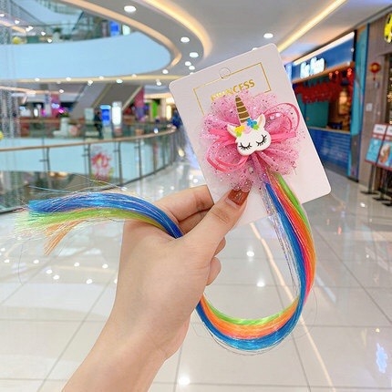 Kẹp tóc dây kim tuyến dài