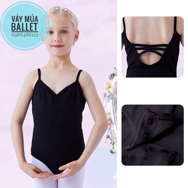 Áo tập múa dây đan đáp ngực