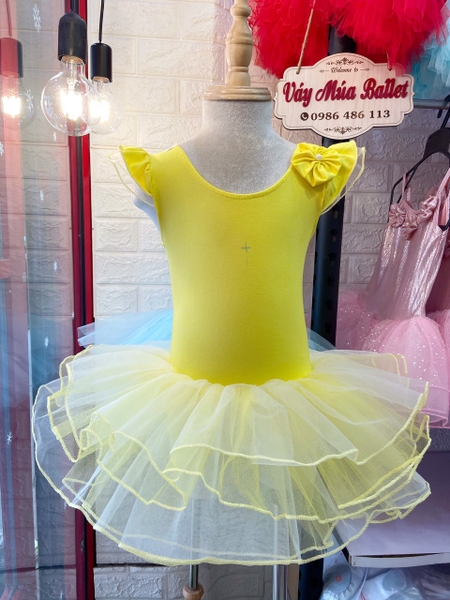 Váy múa tiên hoa nơ lưng