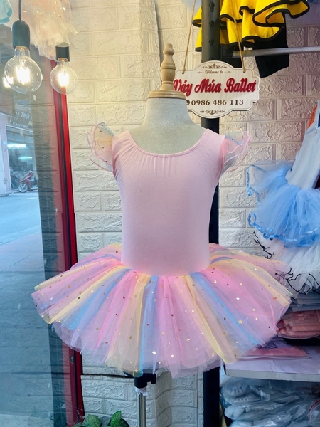 Váy múa tiên sao cầu vồng