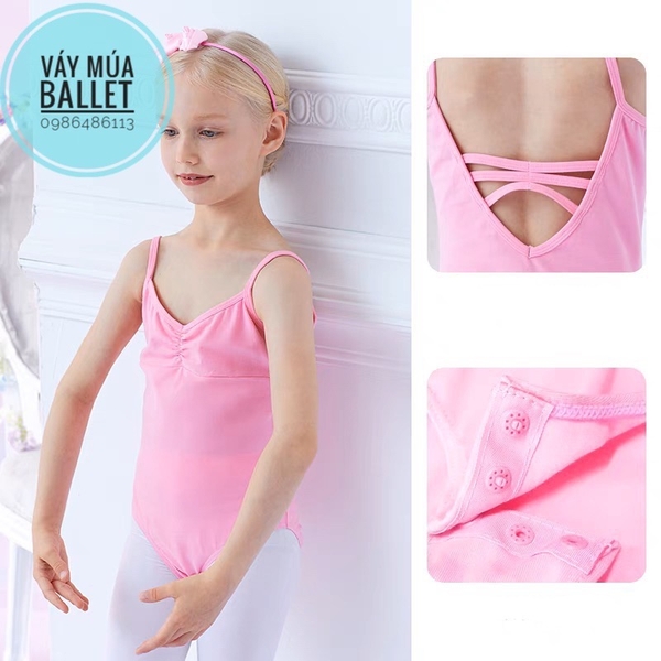 Áo tập múa dây đan đáp ngực